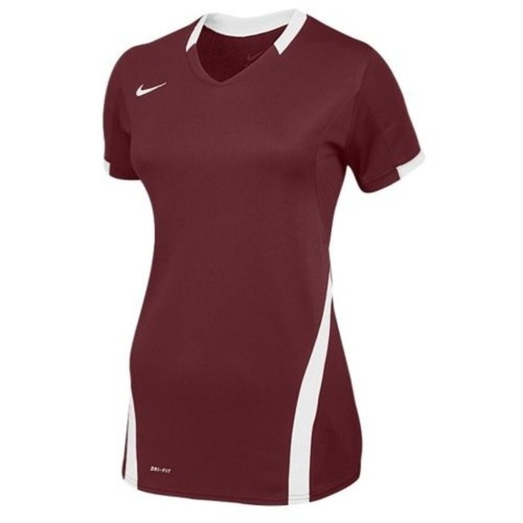 NWT Nike ACE Short Sleeve Volleybal Jersey Top - Picture 1 of 1